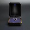 thumbnail image 5 of LED Light Rings Gift Box Display Case for Wedding Engagement Propose with Necklace Pendant Earrings Creative Jewelry Box with LED Light Black, 5 of 5
