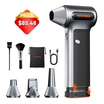 WOLFBOX Electric Air Duster with Removable Battery & Cordless 3-Speed ...