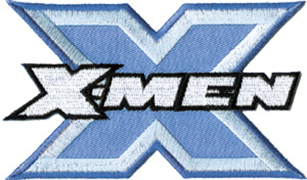 Patch Marvel XMen Blue Logo Iron On Licensed Gifts Toys pxm0002