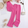 thumbnail image 2 of Summer Clothes Girls Sleeveless Casual Girls Tops and Baggy Wide-Leg Pants Girls 2 Piece Outfits Set Girls Outfits Size 10 Years Girl Fashion, 2 of 3