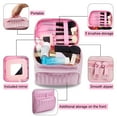 SUPTREE Makeup Bag Travel Cases Cosmetic Bag with Handle for Women Men