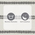 thumbnail image 6 of Better Homes & Gardens Atlas Stripe Bath Runner Rug, Grey Shadow & Vanilla Dream, 24" x 60", 6 of 8