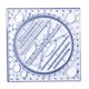 thumbnail image 1 of Plantilla de dibujo giratoria Regla Herramienta de medición de diseño de arte geométrico (Azul) Tmvgtek Piezas de repuesto para herramientas, 1 of 9