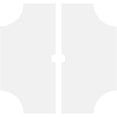thumbnail image 4 of 38"OD x 3"ID x 12 1/2"C x 1"P Haus Architectural Grade PVC Contemporary Ceiling Medallion, Two Piece, 4 of 11
