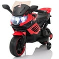 thumbnail image 1 of VOLTZ TOYS Moto pour Enfants 6 V avec Roues Stabilisatrices, Lumières et Son Réalistes (Rouge), 1 of 1