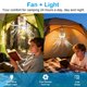 thumbnail image 5 of Ventilador para camping SMART EGG 2 en 1 portátil recargable con luz, 5 of 8