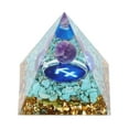 thumbnail image 2 of Pyramide Orgone, Pyramide de Méditation en Résine de Chakra pour Énergie Positive, 2 of 8