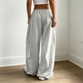 thumbnail image 5 of jiaxiM Women's Cute Sweat Pants Wide Leg High Waist Casual Pants with Pockets for Daily Wear Comfort Modern Style Trendy, 5 of 6
