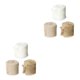 thumbnail image 1 of Sonducket Cintas de seda de gasa con flecos para decoración de ramos de boda profunda Blanco+Beige 2piezas, 1 of 1
