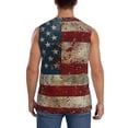 thumbnail image 4 of Balery American Flag1 Camisetas sin mangas para hombre, absorbe la humedad y protege contra el mal olor.-XX-Large, 4 of 7