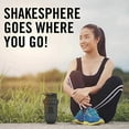 thumbnail image 5 of ShakeSphere Tumbler View Protein Shaker Bottle with Side Window, 24oz, Gun Metal, 5 of 8
