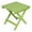 Green, variant on Shine Company Adirondack Square Cedar Wood Foldable Side Table in White