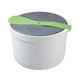 thumbnail image 4 of Arrocera para microondas, olla antiadherente, multifuncional, de 2 l Verde, 4 of 9