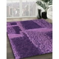 thumbnail image 3 of Ahgly Company Machine Washable Indoor Rectangle Transitional Purple Iris Purple Area Rugs, 2' x 3', 3 of 7