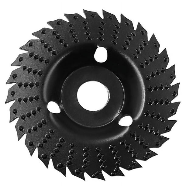 Amoladora angular de disco de madera de 125 mm, disco para tallar madera de 28 dientes, materiales de madera para moler y cortar