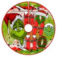 thumbnail image 1 of Christmas Decorations Clearance!! Christmas Tree Skirt Red Green Merry Christmas Tree Skirt Collar Soft Xmas Holiday Decoration,120cm, 1 of 2
