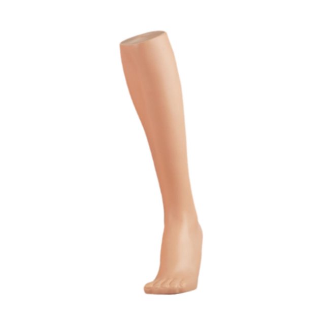 tamizeot Mannequin Foot Sock Model Shoe Display Men Leg Home Photography Mannequin Skin 42.6x8.1cm