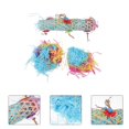 thumbnail image 3 of 1 Set Bird Chewing Toy Pet Bird Parrot Colorful Foraging Hanging Shredder Toy, 3 of 4