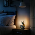 thumbnail image 5 of Cat Lamp,Retro Cats Stained Resin Cat Tabletop Night Light,Stained Cats Lamps,3D Cute Pet Themed Led Table Lamps,Gifts for Cats Lovers, 5 of 7