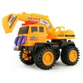 thumbnail image 1 of Children‘s Scooter Plastic Engineering Vehicle Toy Mixing Excavator Toys (Random Body Color), 1 of 9