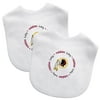 Baby Fanatic Officially Licensed Unisex Baby Bibs 2 Pack - NFL Washington Redskins
