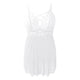 thumbnail image 2 of Ropa interior Mujer Sexy Gibobby Talla grande Camisón de malla Blanco XXXXL, 2 of 4