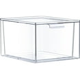 thumbnail image 1 of Sorbus Cajones Acrílicos Apilables - Organizadores de Maquillaje Transparentes para Tocador - 1 Contenedor de Plástico para Decoración, Organización de Baños, Suministros de Oficina, Debajo Del Lavabo, 1 of 6