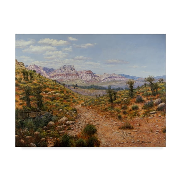 Trademark Fine Art 'Old Spanish Trail' Canvas Art by Bill Makinson
