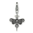 thumbnail image 5 of FB Jewels Sterling Silver Reflections Dragonfly Click-on for Bead, 5 of 5