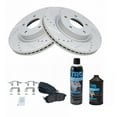 thumbnail image 2 of TRQ Front Performance & Brake Rotor & Metallic Pad Kit w/Chemicals BKA16890 Fits select: 2007-2012 NISSAN ALTIMA, 2013 NISSAN ALTIMA 3.5S/3.5SV/3.5SL, 2 of 8