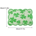 thumbnail image 3 of St. Patrick's Day Table Flag Placemat Set 4PCS, Irish Decorative Lace Runner for Dining Room, Kitchen and Patio, Elegant Holiday Table Decor for Parties, Family Meals and Special Events, 3 of 4