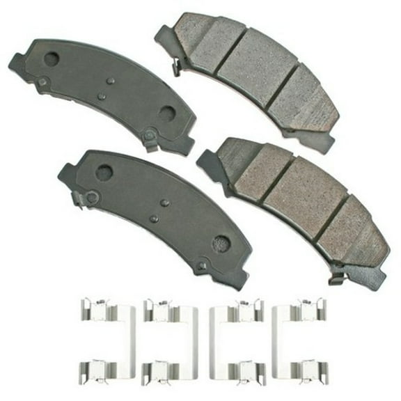 Akebono PRO-ACT Ultra-Premium Brake Pad Set, Ceramic Fits select: 2006-2013 CHEVROLET IMPALA, 2014-2016 CHEVROLET IMPALA LIMITED