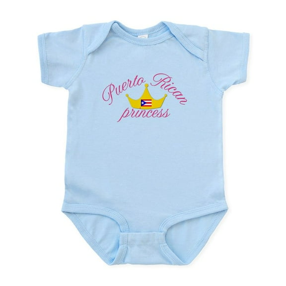 CafePress - Puerto Rican Princess Infant Bodysuit - Baby Light Bodysuit, Size Newborn - 24 Months