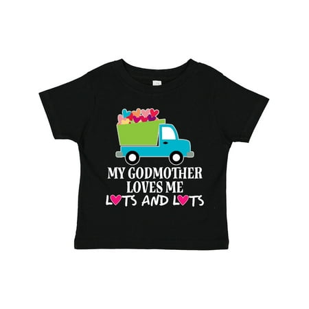 

Inktastic My Godmother Loves Me Gift Toddler Boy or Toddler Girl T-Shirt