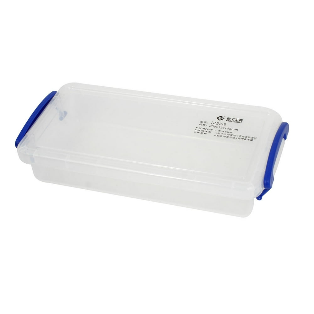 Unique Bargains 25cm x 12cm x 5cm Plastic Storage Case Box Organizer w