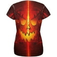 thumbnail image 2 of Halloween Intergalactic Pumpkin of Doom All Over Womens T Shirt Multi X-LG, 2 of 2