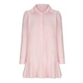 thumbnail image 3 of Lmnyox Tunic Shirt Dress for Women Long Sleeve Short Dress Button Up Ruffle Flowy Casual Dress, 3 of 5