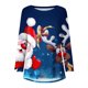 thumbnail image 5 of Tops de Otoño Para Mujer Tops Con Estampado de Navidad Moda Casual Manga Larga Cuello Redondo Blusa Suelta Camisas Odeerbi ODB181409, 5 of 5