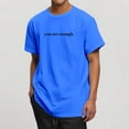 thumbnail image 2 of You Are Enough Tshirt for Men Summer Short Sleeve Crewneck Dear Person Behind Me Shirt Mens Graphic Tee, 2 of 6
