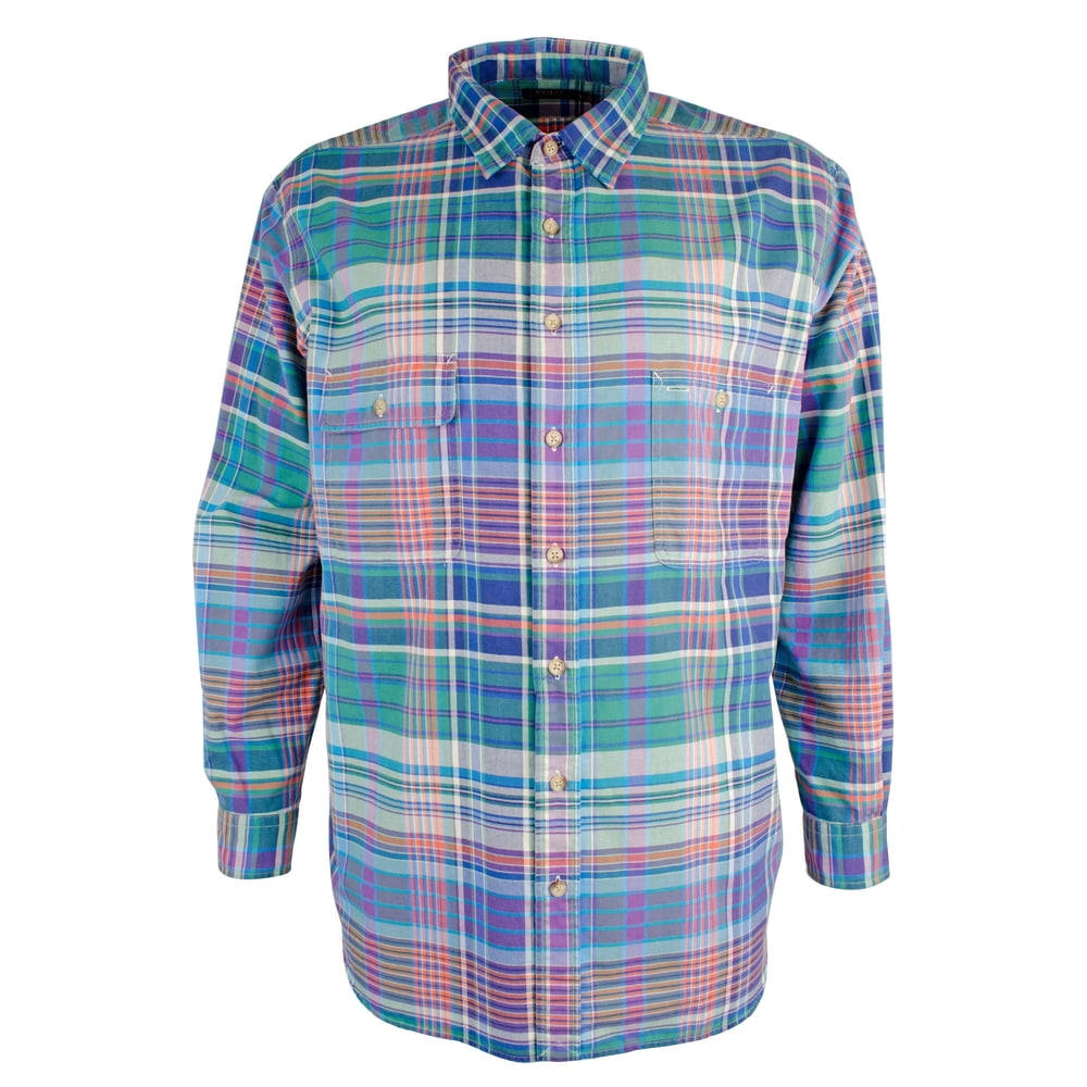 ralph lauren classic fit plaid shirt
