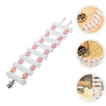 WHAMVOX Chinchilla Ladder Toy Climb for Rat Small Animal Ramp Hamster