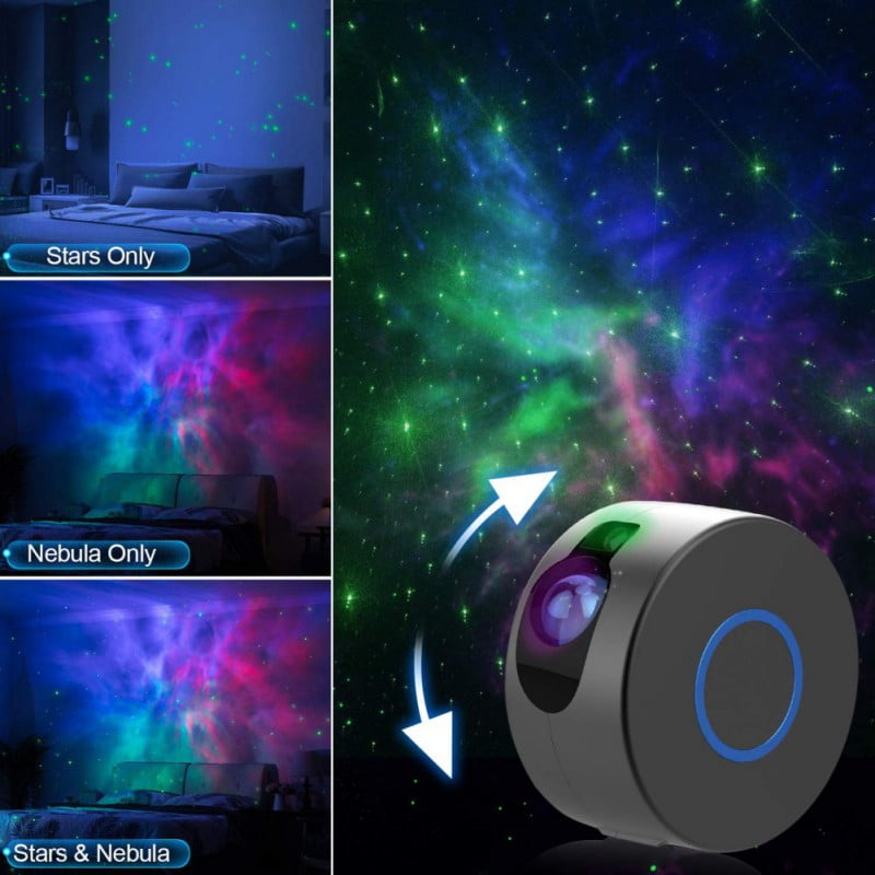 Superhomuse Led Colorful Starry Sky Projection Lamp Star Sky Projector Light Projection Ocean Waving Night Lights For Festival Home Decor Walmart Com Walmart Com