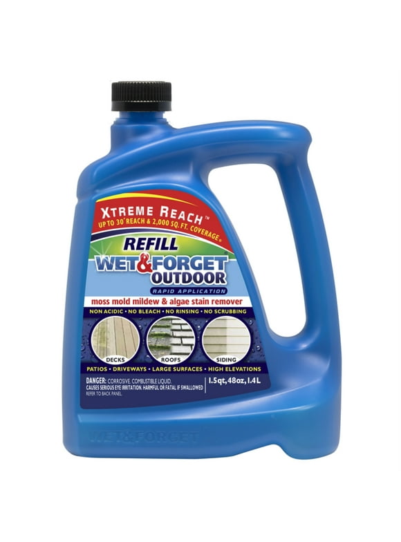 Wet & Forget Outdoor Cleaner Xtreme Reach Hose End Refill, 48 oz