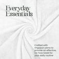 thumbnail image 6 of Utica 6-Piece Towel Set | 100% Cotton Soft & Absorbent Everyday Towels | White, 6 of 8
