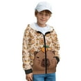 thumbnail image 3 of Chririnla Galaxy Horse Hooded Pullover with Pockets for Boys and Girls - Lightweight Fuzzy Sweatshirt for School and Gym, 3 of 7