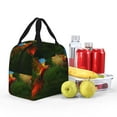 thumbnail image 4 of Pofeuu Hybrid Parrot in the Forest Print Lunch Bag Lunch Box Insulated Lunch Bag Adult Lunch Box for Men and Women, 4 of 5