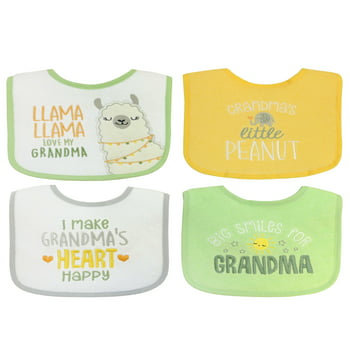 Parents Choice Grandma Bibs, 4-Pack