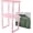 Pink-2 Pack, variant on Adjustable Locker Shelf Pink Height and Width Adjustable Locker Organizer Shelf for School Locker, Stackable Locker Stand Tools for Gym Lockers, Office,