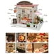 thumbnail image 2 of Diy Kit Miniature Building Kits Cafe Model Wooden Little House Kids Toy Children's Birthday Gift Doll House Furniture heqiyong LED, 2 of 2