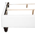 thumbnail image 2 of 66W x 86D White Upholstered Bed - Comfortable Dimensions for Sleeping, 2 of 2